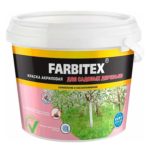 Краска Farbitex для садовых деревьев 6 кг