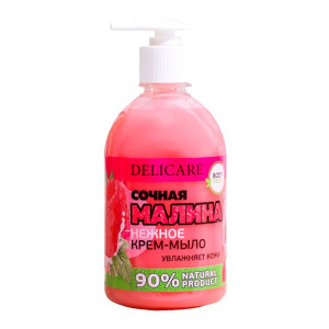 Крем-мыло жидкое Delicare Body Fresh малина 500 мл