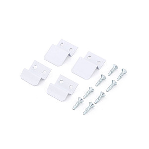 Крепление для москитной сетки Palladium MS MET WW металл белая 4 шт