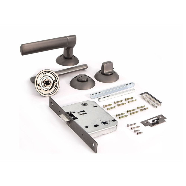 Комплект для двери Фабрика Замков FZ SET 49L 170 BK GF