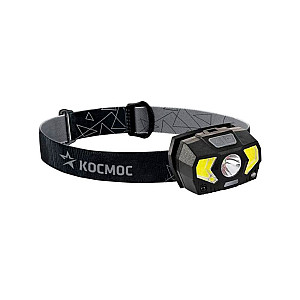 Фонарь налобный Космос KocHuntHelper5W 3Вт XPE Led 2*2Вт СОВ красный светодиод