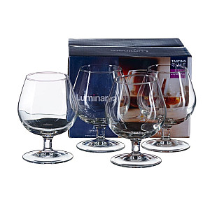 Набор бокалов для коньяка Luminarc Tasting Time. Cognac P9243 код 038824 стеклянных 250 мл 4 шт