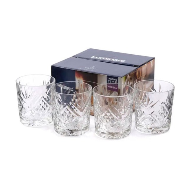 Набор стаканов Luminarc Tasting time.Whisky Р9244 код 038831 стеклянных 300 мл 4 шт Набор стаканов Luminarc Tasting time.Whisky Р9244 код 038831 стеклянных 300 мл 4 шт