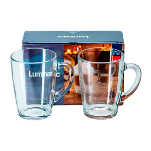 Набор кружек Luminarc Время дегустаций. Кофе O0517 код 054817 стеклянных 320 мл 2 шт