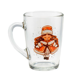 Кружка ОСЗ Капучино Новогодние игрушки 07с1334-40 ДЗ 11 см 300 мл