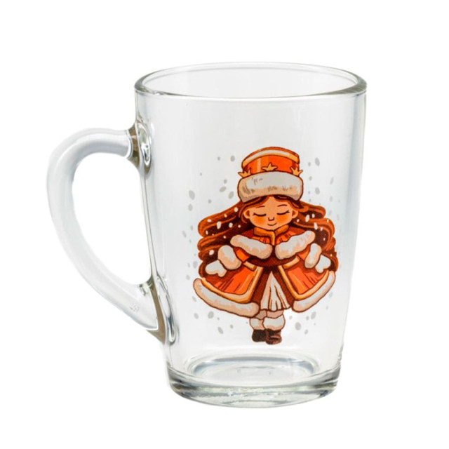 Кружка ОСЗ Капучино Новогодние игрушки 07с1334-40 ДЗ 11 см 300 мл