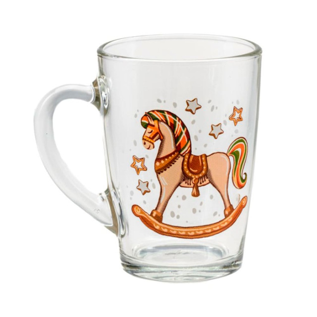 Кружка ОСЗ Капучино Новогодние игрушки 07с1334-40 ДЗ 11 см 300 мл