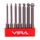 Биты со сферической головкой VIRA 303250 65 мм 7шт