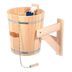 Обливное устройство Банные штучки Русский душ 33203 кедр с пластиковой вставкой 14 л