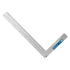 Угольник Remocolor 15-3-040 с уровнем 1 глазок двусторонняя разметка 400 мм