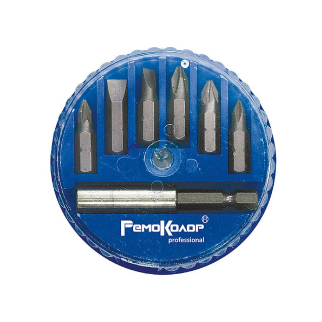 Набор бит Remocolor 33-2-700 с магнитным адаптером 7 предметов