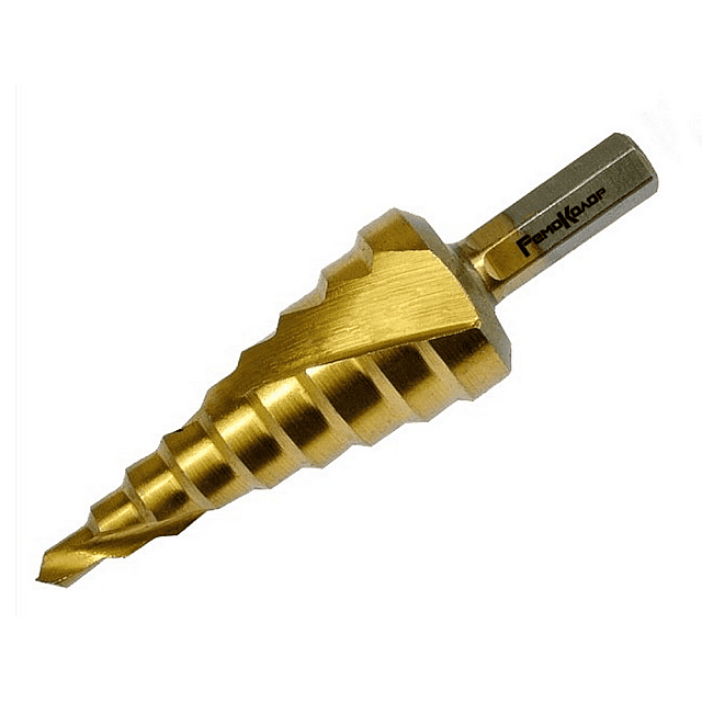 Сверло по металлу Remocolor 35-6-625 ступенчатое HSS для отверстий 6-25 мм