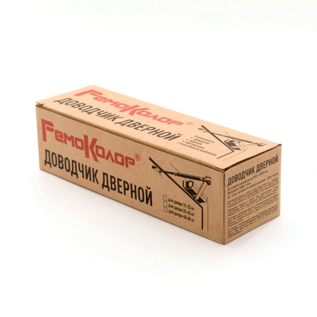 Доводчик дверной Remocolor 41-5-015 25-45 кг серебро