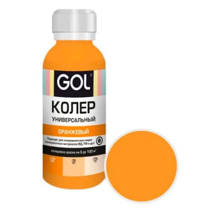 Паста колеровочная Palizh Gol №53 универсальная оранжевый 0.1 л