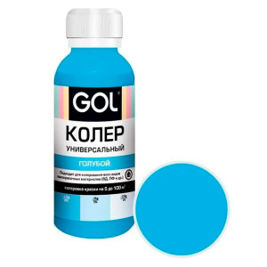 Паста колеровочная Palizh Gol №57 универсальная голубой 0.1 л