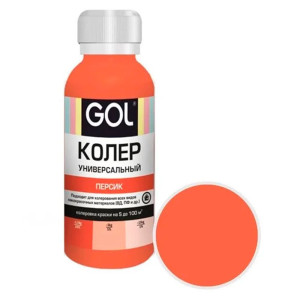 Паста колеровочная Palizh Gol №64 универсальная персик 0.1 л