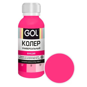 Паста колеровочная Palizh Gol №67 универсальная фуксия 0.1 л