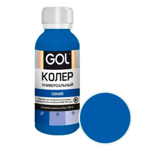 Паста колеровочная Palizh Gol №69 универсальная синий 0.1 л