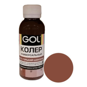 Паста колеровочная Palizh Gol №73 универсальная горький шоколад 0.1 л