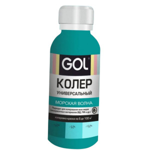 Паста колеровочная Palizh Gol №80 универсальная морская волна 0.1 л