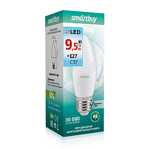 Лампа светодиодная SmartBuy SBL-C37-9_5-40K-E27 С37-9.5W/4000/Е27