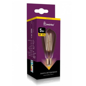 Лампа светодиодная Smartbuy SBL-ST64FLEX-5-24K-E27 Led Art Flex ST64-5Вт 2400К E27