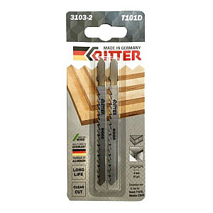 Пилка к электролобзику RITTER по дереву Т101D 2 шт