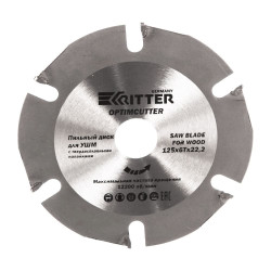 Диск пильный Ritter OptimCutteri по дереву/пластику/гипсокартону 125*22.2*6T