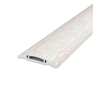 Порог Ideal 253 ясень серый с монтажным каналом 36 мм 0.9 м