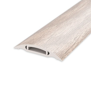 Порог Ideal 203 дуб беленый с монтажным каналом 42 мм 0.9 м