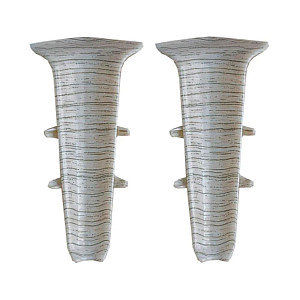 Угол внутренний для плинтуса Ideal Деконика 253 ясень серый 70 мм 2 шт