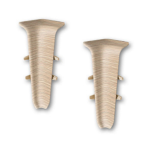 Угол внутренний для плинтуса Ideal Деконика 213 дуб северный 70 мм 2 шт