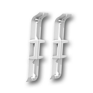 Соединитель для плинтуса Ideal Деконика 255 ясень бьянко 70 мм 2 шт