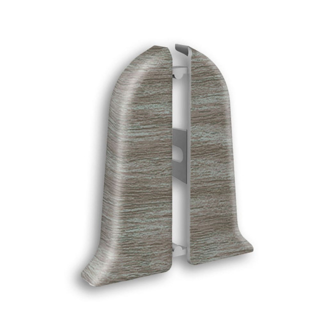 Заглушка для плинтуса Ideal Классик К55 210 дуб пепельный 55 мм 2 шт