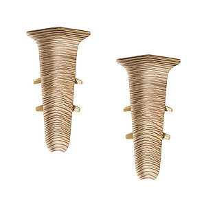 Угол внутренний для плинтуса Ideal Деконика 221 дуб янтарный 70 мм 2 шт