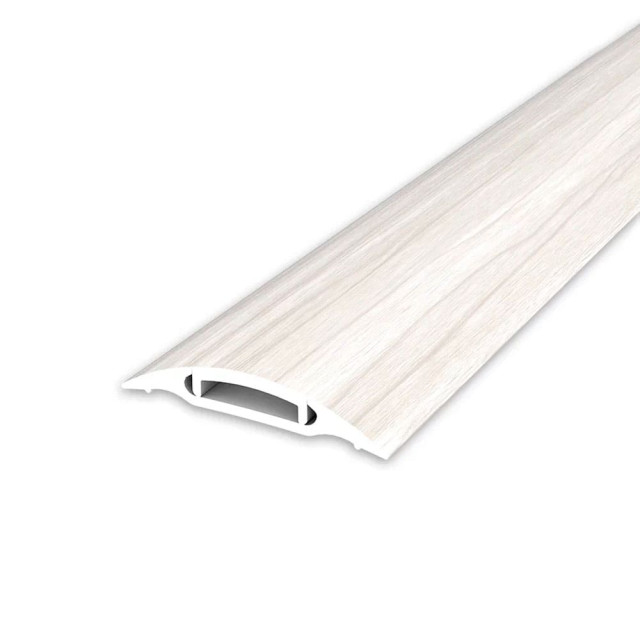 Порог Ideal 267 клен белый с монтажным каналом 42 мм 1.6 м