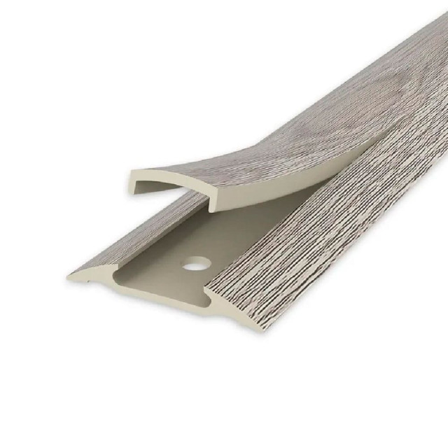 Порог Ideal 208 дуб мокко с монтажным каналом 42 мм 1.6 м