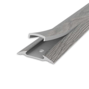 Порог Ideal 210 дуб пепельный с монтажным каналом 42 мм 1.6 м