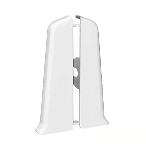 Заглушка для плинтуса Ideal Деконика Д85 001 белый 2 шт