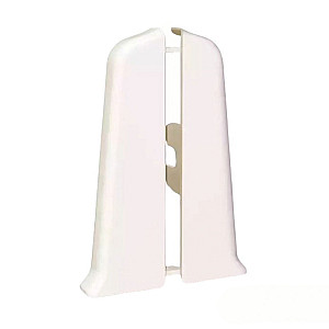 Заглушка для плинтуса Ideal Деконика Д85 033 кремово-белый 2 шт