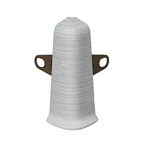 Угол наружный для плинтуса Ideal Деконика 186 алюминий 70 мм 2 шт