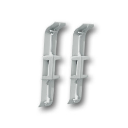 Соединитель для плинтуса Ideal Деконика 186 алюминий 70 мм 2 шт