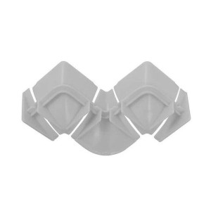 Набор комплектующих для столешницы Ideal 081-G металлик серебристый глянцевый