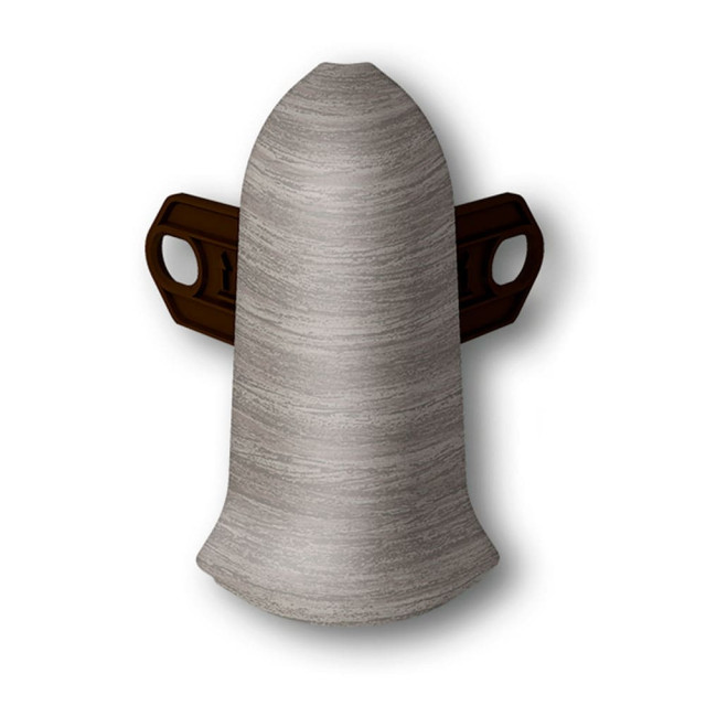 Угол наружный Ideal Классик К55 296 орех серый 55 мм 2 шт