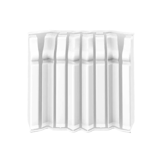 Накладки для плинтуса фигурного Ideal Дюра 001 белый 80 мм 8 шт