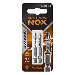 Бита Nox Strong torsion E PH1 50 мм 2 шт