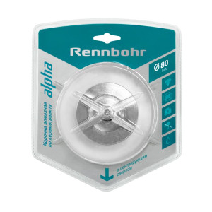 Коронка алмазная Rennbohr 676280 с центрирующим сверлом по керамограниту и керамике 80 мм