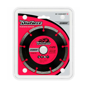 Диск алмазный Diaforce Segment 500125 125*22.23*8*2.0 мм сухой рез