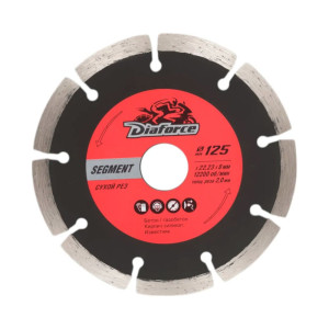 Диск алмазный Diaforce Segment 500125 125*22.23*8*2.0 мм сухой рез