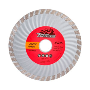Диск алмазный Diaforce Super Turbo 502125 125*22.23*8*2.0 мм сухой рез